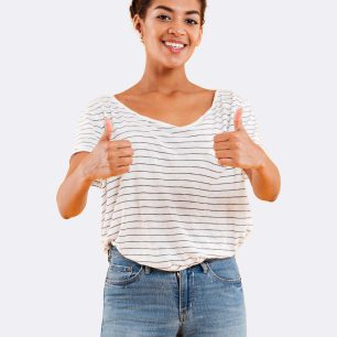 تیشرت راه راه زنانه